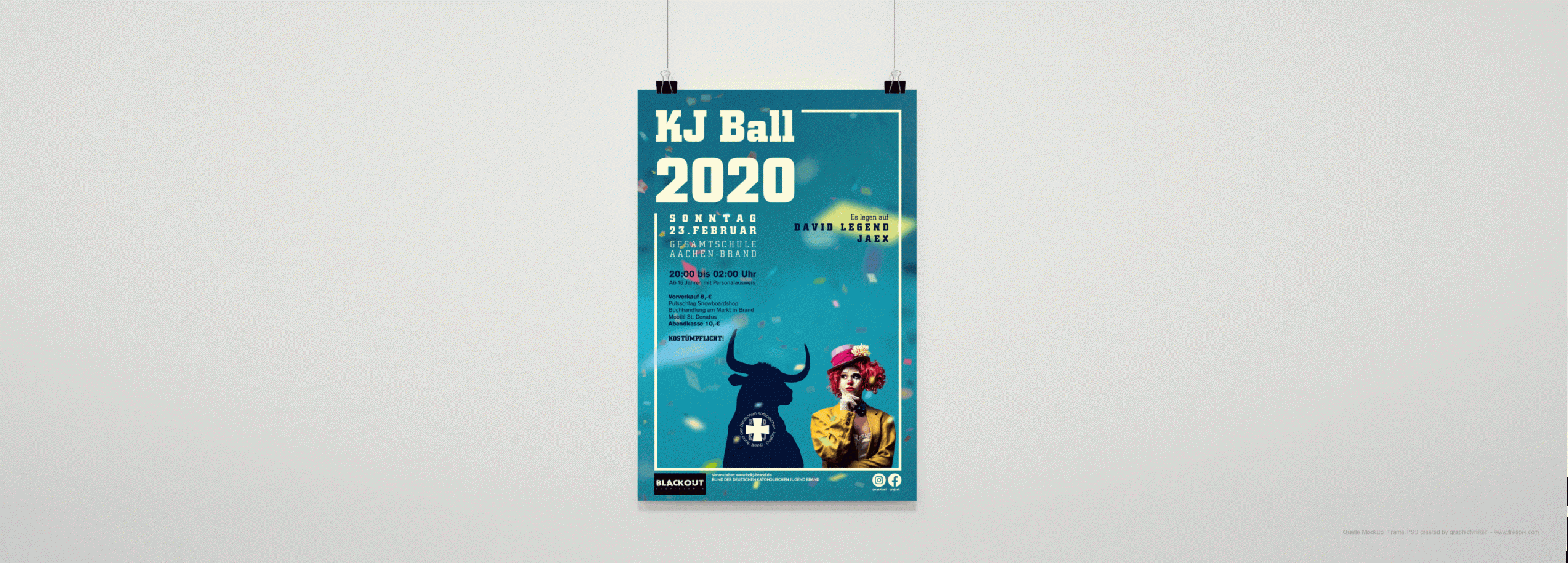 Plakat_KJ-Ball 20_Design_Schauwerbung Mennicken